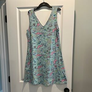 Vineyard Vines British Virgin Islands Patterned Dress